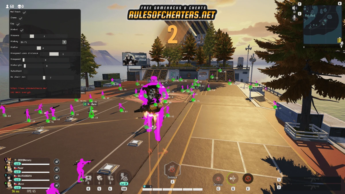 Farlight 84 D3D Hack – Wallhack, ESP, Aimbot