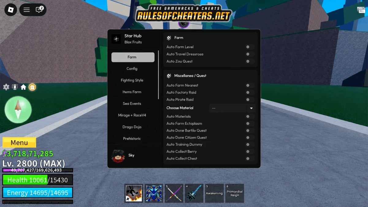 Blox Fruits Star Hub Script – Auto Farm, Raid, Quests, Berry