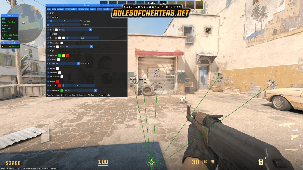 Counter Strike 2 ProExt Multihack Cheat – ESP, Aimbot, Triggerbot