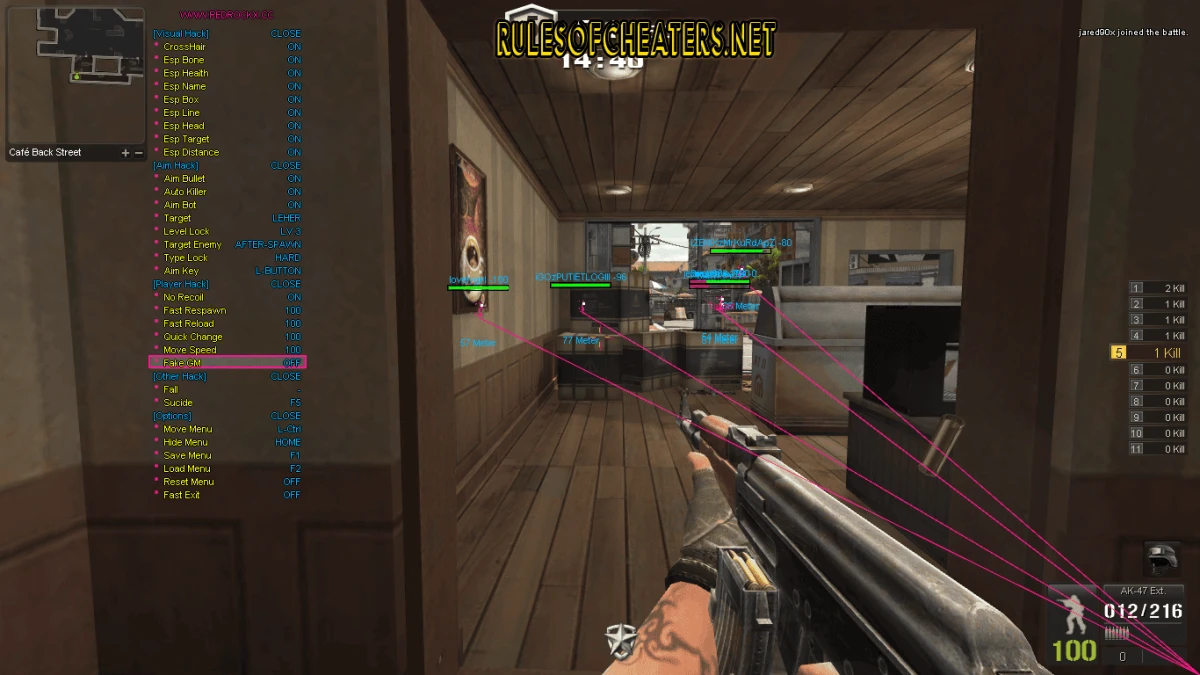 Point Blank PH Redrockx Cheat – ESP Box, Aim Bot, No Recoil