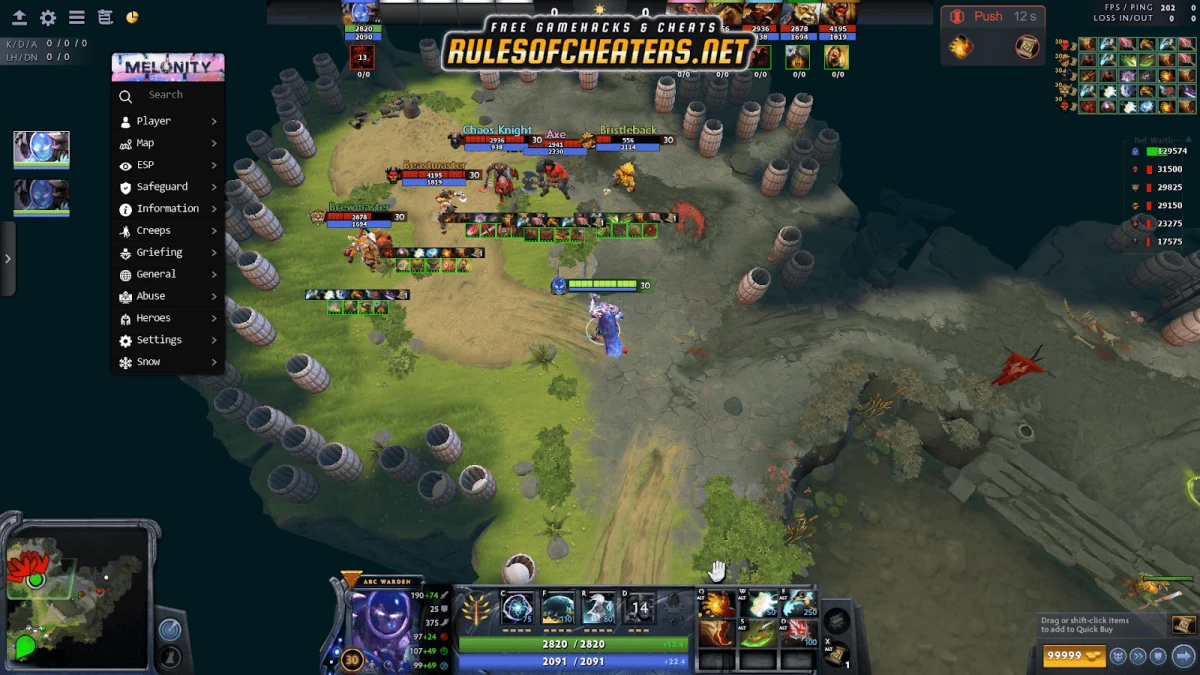 Dota 2 Melonity Cheat – ESP, Map Hack, Hero Scripts