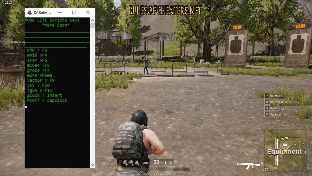 PUBG Lite Less Recoil Script – UMP, M416, SCAR