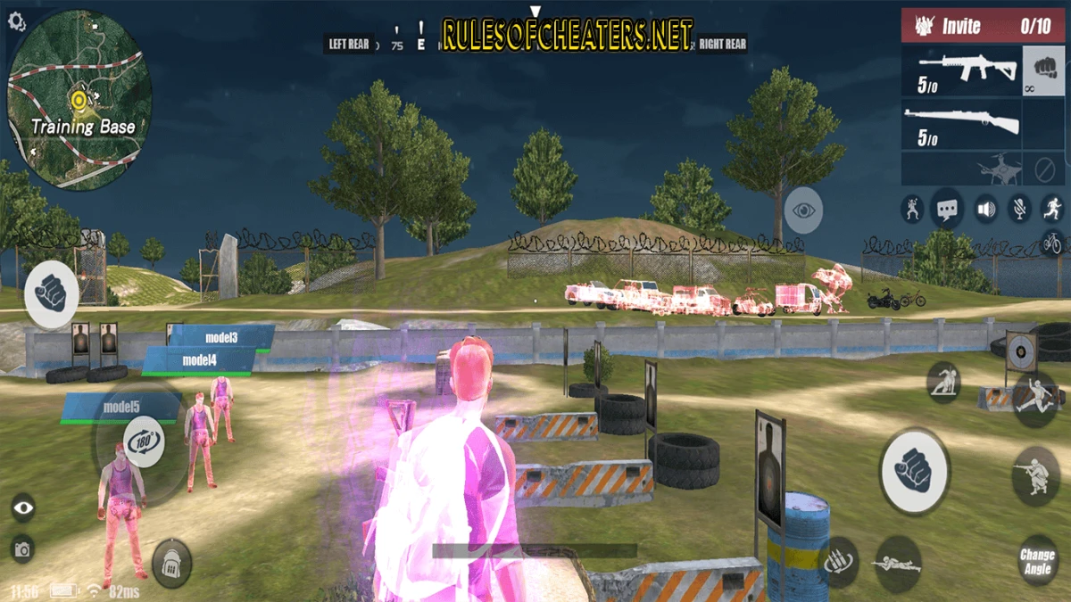 Rules of Survival Mobile Mod - Character, Weapon Wallhack