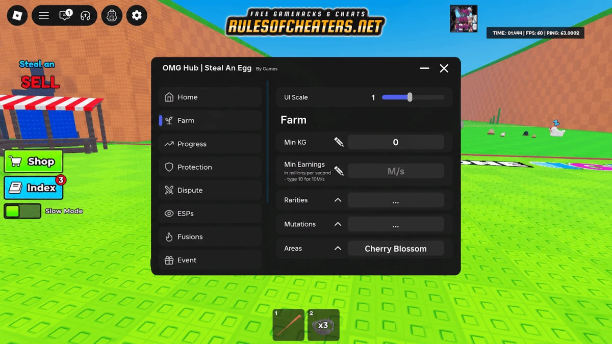 Steal An Egg OMG Hub Script – Auto Farm, ESP, Fusions
