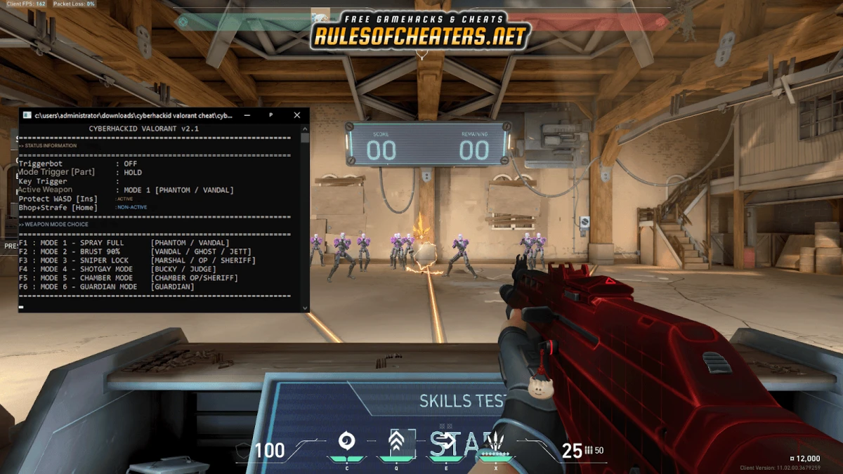Valorant CyberHackID Cheat – Triggerbot, Trigger Mode