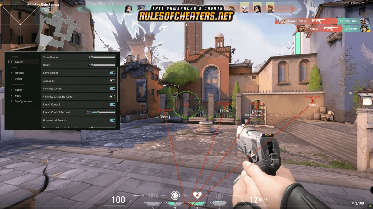 Valorant Full XL Vip Cheat – ESP, Aimbot, No Recoil, Smoothness