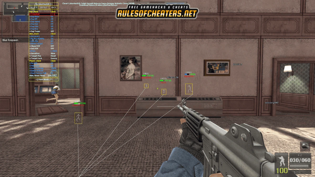 Point Blank SEA CyberHackID Cheat – ESP, Aimbot, No Recoil