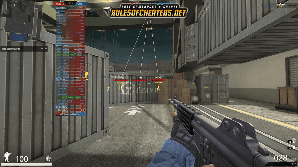 Point Blank SEA Samarinda V2 Cheat – ESP, No Recoil, Quick Reload