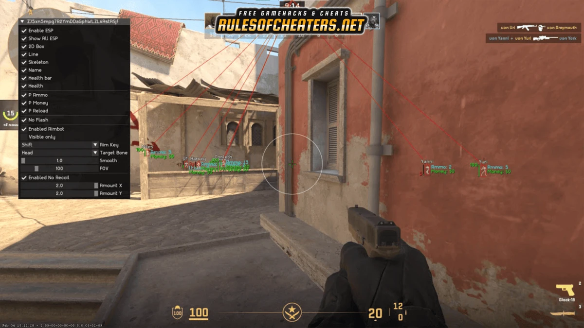 Counter Strike 2 Free Vexed Cheat – ESP, Aimbot, No Recoil