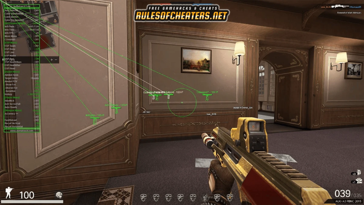 Point Blank Sumatracit V2 Cheat – ESP, Aimbot, No Recoil