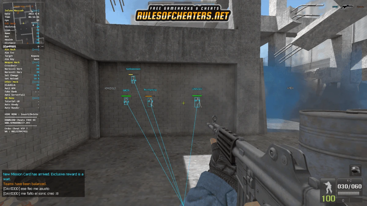 Point Blank SEA Semarang Cheat – Skeleton, Box ESP, No Recoil