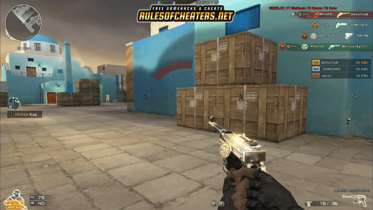 Crossfire VN Vexed Cheat – Wallhack, Player ESP, Distance