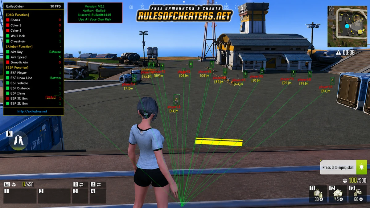 Cyber Hunter Exiled Cheat – Aimbot, ESP Player, Vehicle ESP