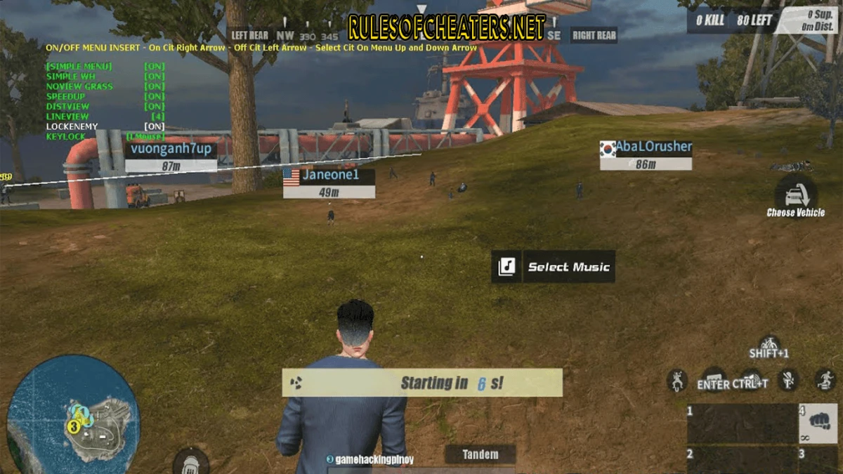 Rules of Survival Pekalongan Cheat – Wallhack, Speed Hack