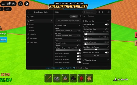 Steal An Egg Ouroboros Hub Script – Auto Steal, Server Hop