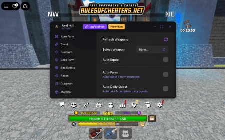 King Legacy Axel Hub Script – Auto Farm, Boss Farm, Dungeon