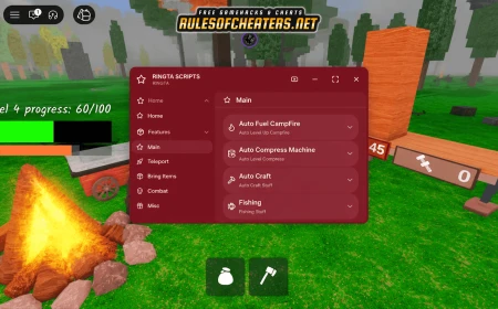 99 Nights in the Forest Ringta Hub Script – Auto Fuel , Auto Craft