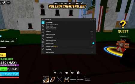 Blox Fruits Arceney Hub Script – Auto Farm, Auto Kill Boss
