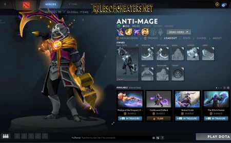 Dota 2 Mods Cheat – Skin Changer, Cosmetic Unlocker