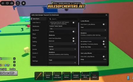Escape Tsunami For Brainrots Solix Hub Script – Auto Farm