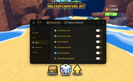 Slime RNG Glua Hub Script – Auto Rebirth, Auto Upgrade, Zone