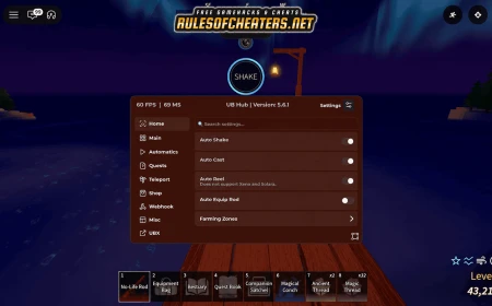 Fisch UB Hub Script – Auto Shake, Auto Cast, Auto Reel