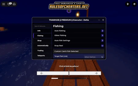 Fisch Than Hub Script – Auto Fishing, Snap Reel, Target Fish