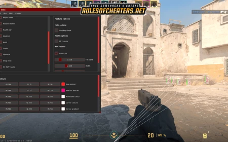 Counter Strike 2 Sneaky's External Cheat – ESP, Snap Lines