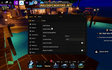 Fish It Lynx Hub Script – Instant Fishing, Legit Fishing, Fast Reel