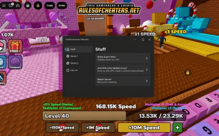 +1 Speed Keyboard Escape Lostmeow Hub Script – Anti AFK, Rejoin Server
