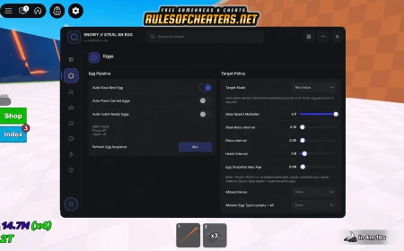 Steal An Egg Snowy Hub Script – Auto Steal, Hatch, Place