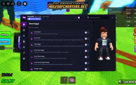 Steal An Egg Tsuo Hub Script – Auto Steal, Plant, Open Eggs