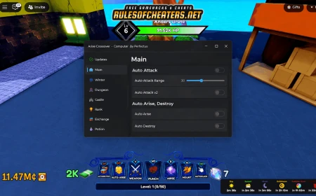 Arise Crossover Perfectus Hub Script – Auto Attack, Arise Mobs