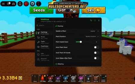 Grow a Garden 2 Void Hub Script – Auto Plant Seed, Auto Water Plant