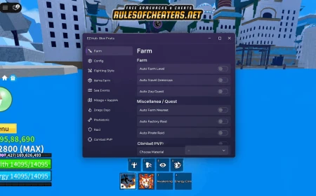 Blox Fruits Ez Hub Script – Auto Farm, Raid, Combat PVP