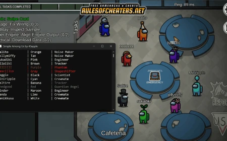 Among Us Simple Cheat – Role Reveal, Player List