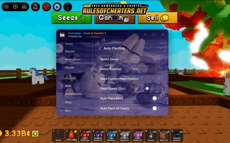 Grow a Garden 2 Foxname Hub Script – Auto Plant Seed, Auto Plant Seed