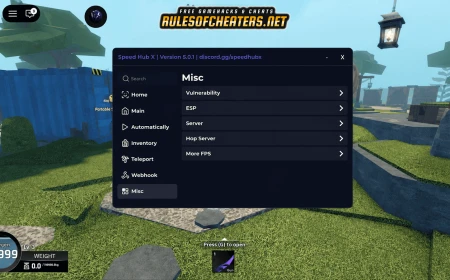 Abyss Speed Hub X Script – ESP, Hop Server, FPS, Teleport