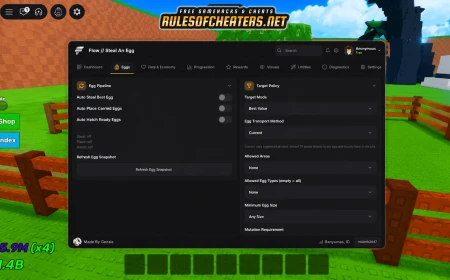 Steal An Egg Flow Hub Script – Auto Steal, Hatch, Pets