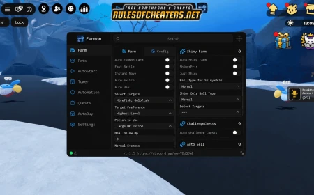 Evomon Pollute Hub Script – Auto Farm, Shiny Farm, Fast Battle
