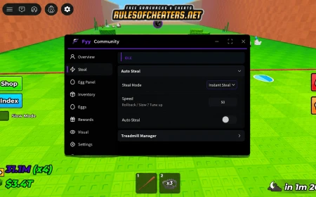 Steal An Egg Fyy Hub Script – Auto Steal, Treadmill, Eggs