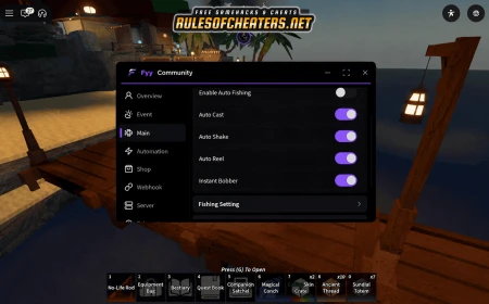Fisch Fyy Hub Script – Auto Fishing, Auto Cast, Auto Reel
