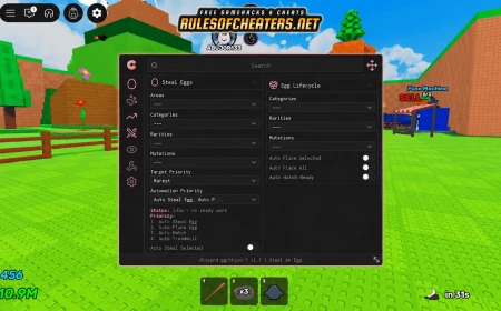 Steal An Egg Chiyo Hub Script – Auto Steal, Egg Lifecycle