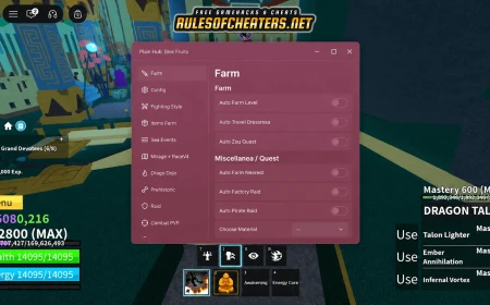 Blox Fruits Plain Hub Script – Auto Farm, Raid, Sea Events