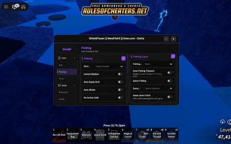 Fisch Shield Hub Script – Auto Fishing, Spear, Auto Shake