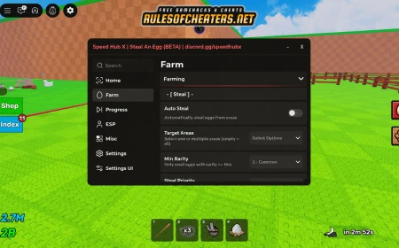 Steal An Egg Speed Hub X Script – Auto Steal, ESP, Rarity