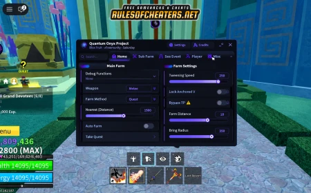 Blox Fruits Quantum Hub Script – Auto Farm, Sea Event, Player