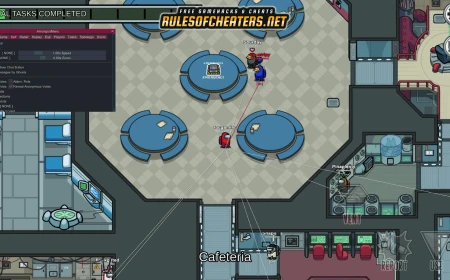 Among Us Menu Cheat – Wallhack, Max Vision, No Clip
