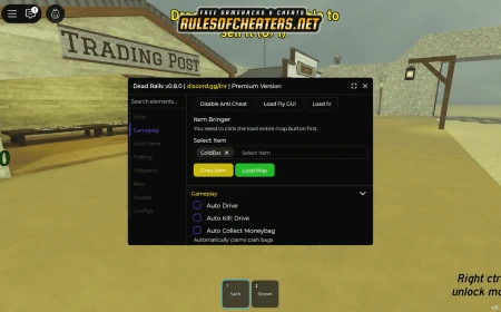Dead Rails Lunor Hub Script – Item Bringer, Fly, Auto Drive