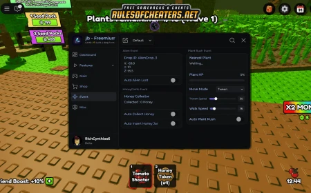 Build A Ring Farm Lexs Hub Script – Auto Alien Loot, Auto Collect